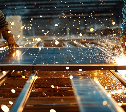 Solar frame fabrication service