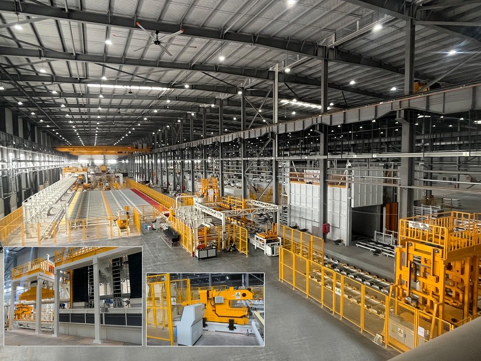 Aluminium extrusion line