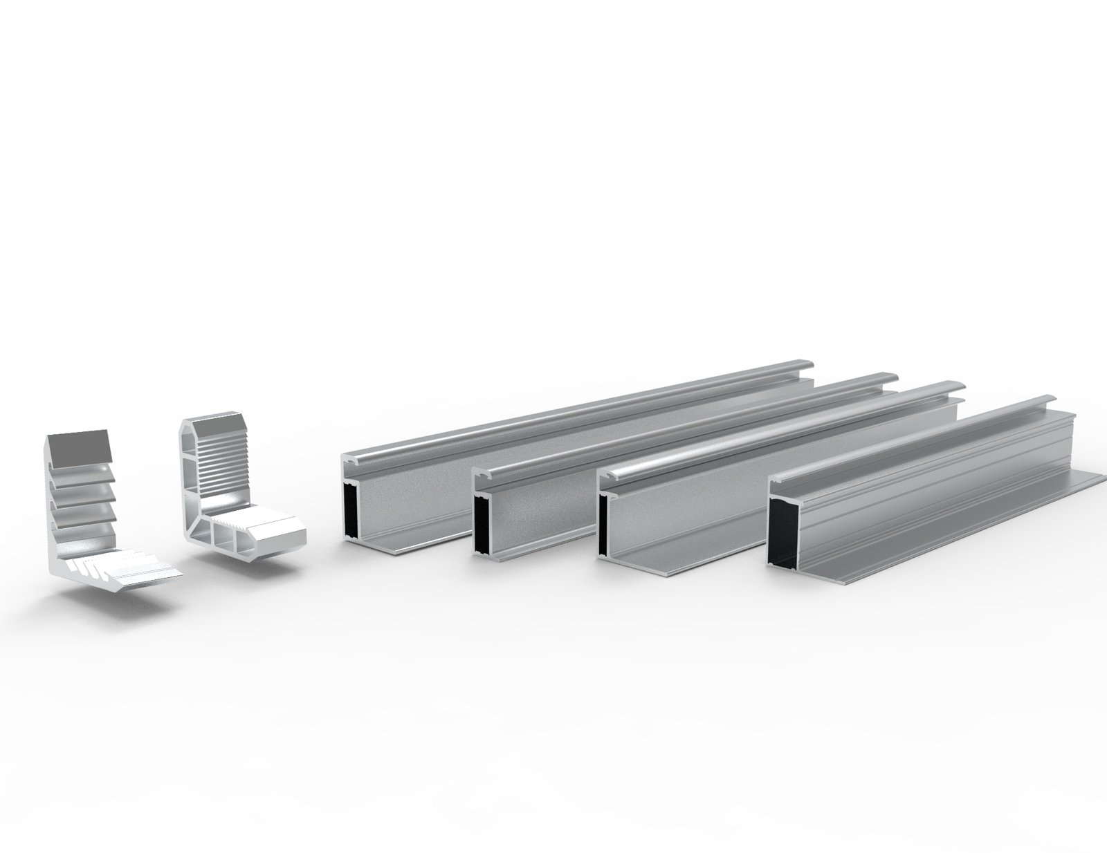 Aluminium solar panel frame